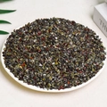 Polished mixed natural crystal stones in green and black for garden and home decor - Dragon Blood Stone (3-5mm) 100g