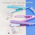 Mini scelleuse thermique portable en tons pastels pour sacs d'emballage alimentaire - Vague Personnalisé