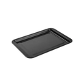 Teglia da forno rettangolare antiaderente in acciaio nero per biscotti e torte - 33*23CM / Nero