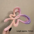 Pink and purple gradient butterfly hair claw clip with 10.5cm length for thick hair - Gradient Butterfly Purple-10.5cm