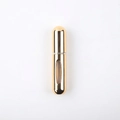 Portable 5ml gold refillable perfume spray bottle with visual liquid level window - 5ml / Bright Gold