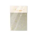 Adesivi per unghie in oro metallizzato con motivi a fuochi d'artificio MS-861 - MS861-Nuovo oro bronzato
