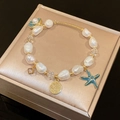 Freshwater Pearl Starfish Shell Bracelet
