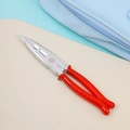 Creative needle-nose pliers shaped ballpoint pen with red handle and silver body - Needle-Nose Pliers Pen - Red (with Magnet)