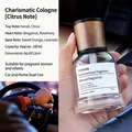160ml Cologne car air freshener in glass bottle with wood lid and citrus scent notes - Large Time - Charming Cologne