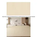 Cream high-density loop pile carpet with waterproof and stain-resistant texture - Loop Pile Cotton Fabric - Reflecting / 100cm X 200cm [upgraded Five-proof Fabric]