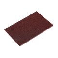 Brown emery sponge brush for rust removal and heavy-duty kitchen cleaning - Large Single Piece