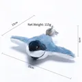 Uccello interattivo blu e bianco giocattolo per gatti con piume, peso netto 115g - Uccello Azzurro