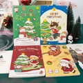 Set de cuadernos navideños A5 con papel grueso y diseño festivo de reno navideño - Deseo de Navidad / A5 Libro Individual