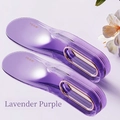 Lavender purple mattress lifter tool set of two with translucent texture and golden rings - 2PCS / Lavender