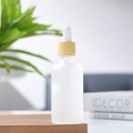 20ml; Wood Grain Ring + White Glue Tip Dropper + Frosted Bottle; Glass