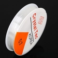 Transparent 0.7mm elastic crystal string for DIY beaded bracelets 10m roll spool - 0.7mm Transparent White approx 10m/Roll