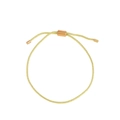 Minimalist adjustable gold snake chain bracelet with rose gold sliding clasp - Gold Slider Snake Chain (0685)
