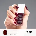 Quick-dry peelable nail polish in 030 Wine Red with a smooth mirror-like glossy finish - 30#Wine Red