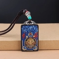 Ebony Guanyin Thangka Wushi Brand Necklace