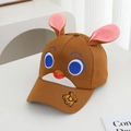 Detail of the Zootopia police badge and character features on the brown toddler cap - Rabbit-Khaki