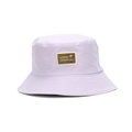 Purple cotton bucket hat with a 3D metallic bear emblem and Somers Fashion patch - Light Purple