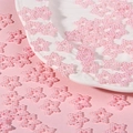 Pink ABS faux pearl hollow star charms for DIY crafts and hair accessories - Light Pink