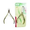 Golden professional stainless steel cuticle nipper D-501 with retail card packaging - Yi Jian Cuticle Nipper