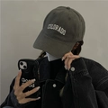 Dark grey cotton baseball cap with white Colorado embroidery for casual sun protection - COLORADO Embroidery - Gray