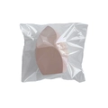 Esponja de maquillaje rosa sin látex envasada individualmente en bolsa transparente - Bolsa OPP / Color Piel