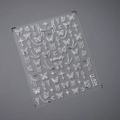 Holografische silberne 5D-Schmetterlings-Nagelaufkleber TL-024 mit Mond und Sternen - Laser Silber Schmetterling Mond Stil (TL-024)