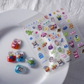 Autocollants ongles 5D Toy Story avec Lotso et Alien pour manucure créative DIY - FEB-454