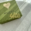 Golden Merry Christmas cake topper with tree designs on a luxury green gift box - Christmas Tree Merry Christmas / 1.3mm / Gold