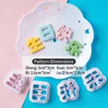 Cortadores de fondant con caracteres chinos de Feliz Cumpleaños para decorar tartas - Caracteres de Feliz Cumpleaños (Juego de 4)