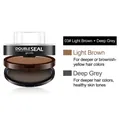 Two-tone eyebrow powder in light brown and dark grey with a compact case design - 03# Bright Brown + Dark Grey
