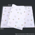 Sandwich greaseproof wrapping paper with rabbit pattern, microwave safe, 38cm x 28cm - Rabbit & Orange Type 5 (50 Sheets)