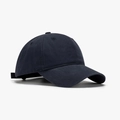 Gorra de béisbol azul marino de algodón con diseño de seis paneles y correa ajustable - Ajustable / Azul marino
