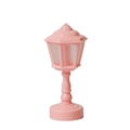 Pink lily of the valley night light lamp with frosted shade and creative flower design - Street Light Style 02 / Pink