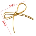 Goldener Edelstahl Schmetterling Anhänger 33x30mm für DIY Schmuckherstellung - Stil A / Gold