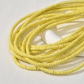 Strands of 2x4mm yellow turquoise spacer beads for DIY jewelry making and necklaces - Yellow