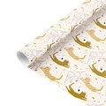 Cartoon leopard and cat pattern wrapping paper roll for DIY gift packaging - Leopard-haired Tiger; 50*70cm