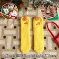 Yellow chick coral fleece socks with optional Christmas ball or triangle gift box - One Size (34-43) / Yellow Chick