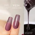Vernis à ongles gel japonais violet baie avec effet de finition mat et brillant - Y-034 Pulpe Pourpre Condensée