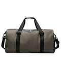 Bolsa de deporte gris impermeable con correa ajustable y funda para maleta de viaje - Champán