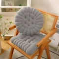 Set di cuscini spessi grigio chiaro a forma di biscotto con morbido tessuto trapuntato - Quadrato (40*42cm) / Grigio
