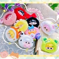 Plush cartoon 7-Zai panda character pendants in colorful frog rabbit and girl styles - Bedtime Story Series (p-337) / Random One