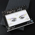 Gemas faciales de resina de colores para maquillaje de ojos y frente de Party Joy - HF-106 Amarillo