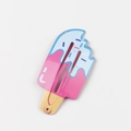 Cute ice cream shaped BB hair clip with colorful matte finish for kids and girls - Ice Cream