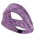 Maschera VR traspirante in tessuto viola space-dye con cinturino elastico - Strisce Viola