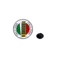 Emaille-Anstecknadel mit dem Schiefen Turm von Pisa, Italien-Flagge und schwarzem Schmetterlingsverschluss - Schiefer Turm von Pisa Italien