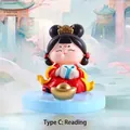 Chinese Tang Dynasty girl figurine in red Hanfu reading style C desk ornament - 1056-16C Reading Stand