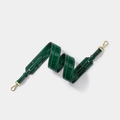 Green Webbing with Gold Buckle