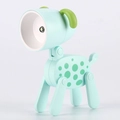 Luce notturna a LED a forma di cane pieghevole verde chiaro da scrivania - LD18B / Verde