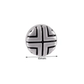 Dermal anchor sieraad van roestvrij staal met een 6mm gegraveerd kruispatroon - Rond met Patroon
