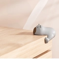 Paraspigoli in silicone grigio a forma di animale per bordi di tavoli e mobili bimbi - Capibara Grigio